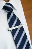 Stylish Steel Necktie Clips - Gold - 1