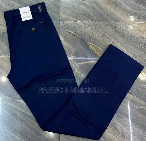 Stylish Khaki Pants - Men's - 1