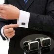 Diamond Cufflinks & Brooch Set - 1