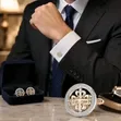 Diamond Cufflinks & Brooch Set - 2