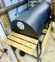 Charcoal Barbecue Grill with Workspaces - 3