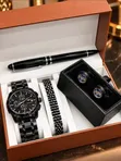 4-in-1 Rolex Hand Watch Set for Men - 2
