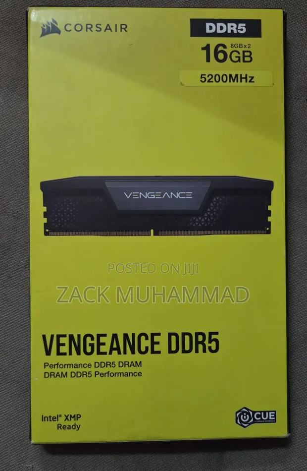 Corsair Vengeance DDR5 RAM 16GB (2x8GB) 5200MHz for Desktop - 1
