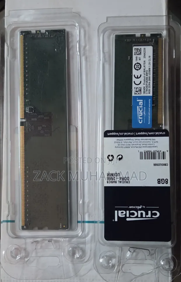 Corsair DDR4 RAM for Desktop - 8GB 2666MHz - 1