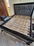 Used 5x6 Wooden Bed Frame - 1