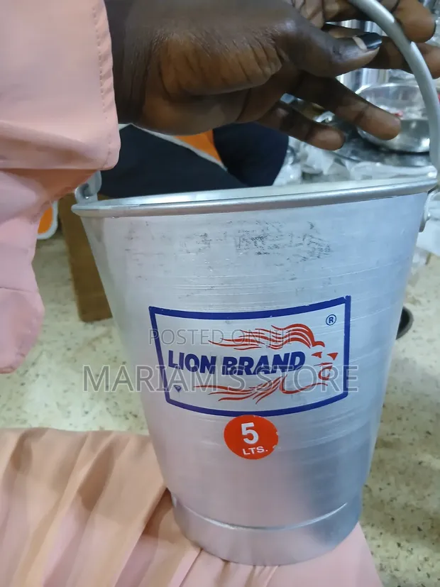 Aluminium Milk Bucket 5 Litres - 1