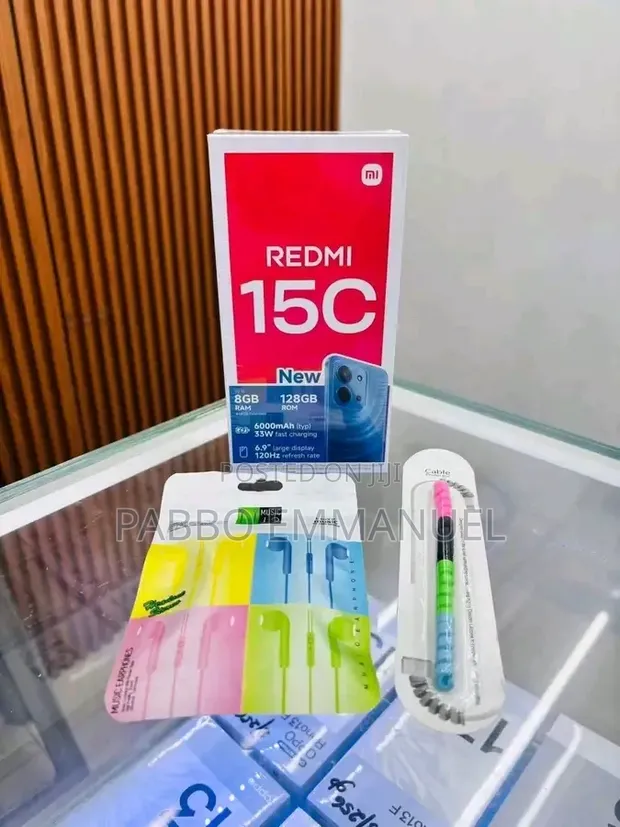 New Xiaomi Redmi 15C 4G 256GB Black - 1