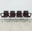 Wicker Design Plastic Chairs (Set of 1) - 1
