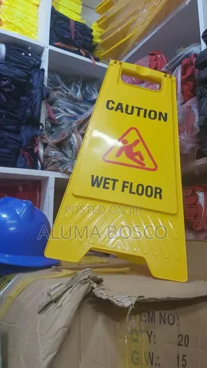 Wet Floor Caution Signs - Reusable PVC