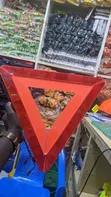Reflective Triangle Warning Sign - 2