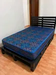 Brand New Comfortaire 4x6 Blue Mattress - 3