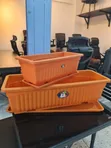 Rectangular Plastic Flower Pots (Outdoor) - 2