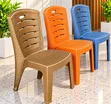 3-Piece Stackable Plastic Chairs - 1