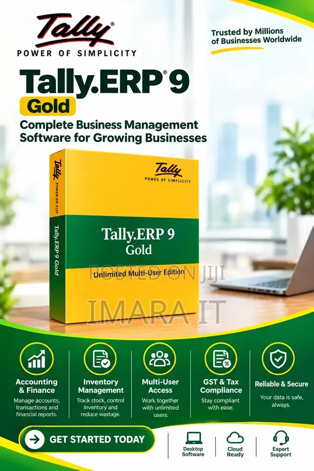 Tally ERP 9 Gold Edition Installation & Support - 1