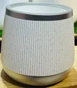Cylindrical Plant Pot - White/Gold - 2