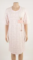 Cute Bear Print Cotton Sleepwear/Maternity Night Dress - Beige - 1