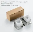 Stainless Steel Wall Mount Toothbrush Holder - 3