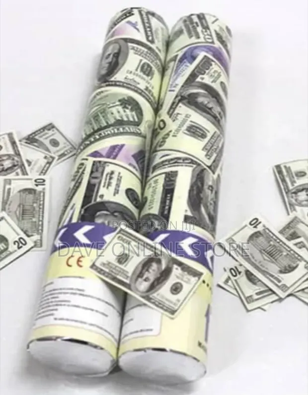 Dollar Bill Themed Party Poppers - 1