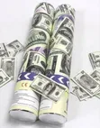 Dollar Bill Themed Party Poppers - 1