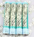 Dollar Bill Themed Party Poppers - 2