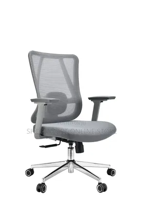 Brand New Heavy Duty Office Chair with Back Support - Grey