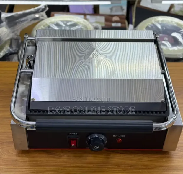 Brand New Single Commercial Sandwich Grill Maker - 1