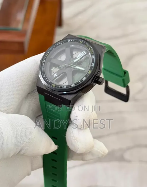 Green Rick Time Piece Watch - 1