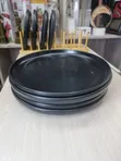 4 PCS Dinner Plates - Black - 1