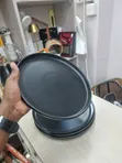4 PCS Dinner Plates - Black - 3