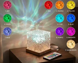 USB Charging Lamp with Nine Colors