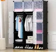 3 Column Plastic Closet with Shoe Rack - 2
