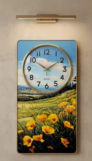 2-in-1 Wall Clock and Decor Frame