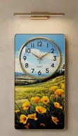 2-in-1 Wall Clock and Decor Frame - 1