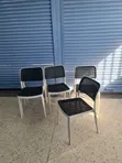 Portable Mesh Back Plastic Chairs - 1