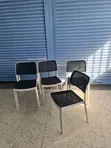 Portable Mesh Back Plastic Chairs - 2