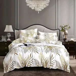 Leaf Printed 3-in-1 Duvet Set - Queen Size