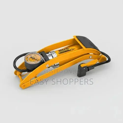 INGCO Foot Pump Compact Steel-Bodied Manual Air Pump - 1
