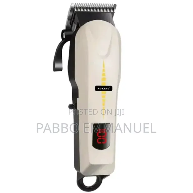 Sokany SK-9909 LCD Display Rechargeable Hair Clipper - 1