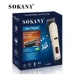 Sokany SK-9909 LCD Display Rechargeable Hair Clipper - 3