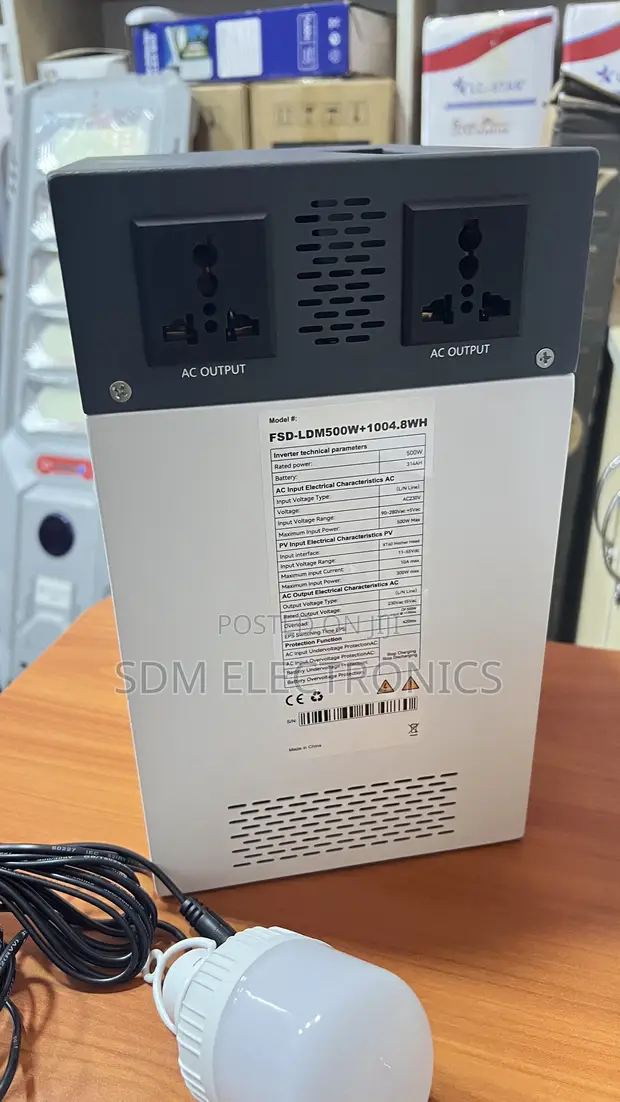 1000W LC-Star Solar Portable Power Station - 1