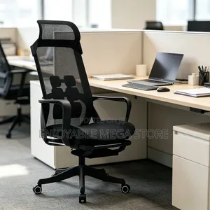180° Recliner Office Chair with Footrest - Brand New