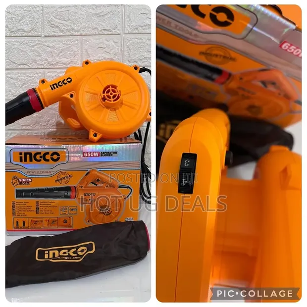 INGCO 650W 2-in-1 Handheld Air Blower Vacuum Cleaner - 1