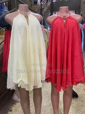 100K Red Sundress - Knee-Length