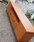 Wood-Mode TV Stand with Drawers - 1