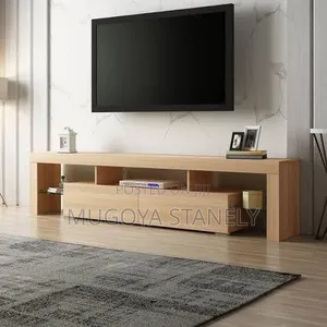 Wood-Mode TV Stand with Drawers