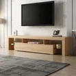 Wood-Mode TV Stand with Drawers - 1