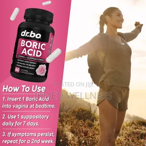 Dr. Bo Boric Acid 600mg Vaginal Suppositories