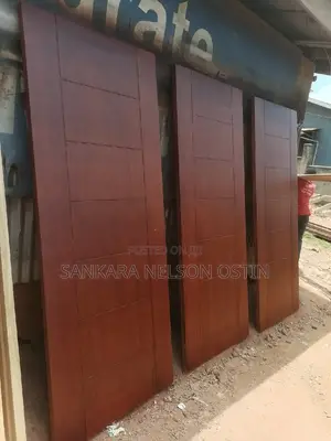 Mahogany Security Doors - Brand New