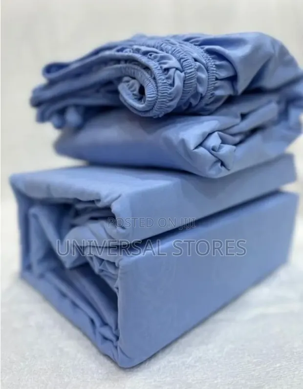 Cotton Fitted Bedsheet Set - Brand New - 1