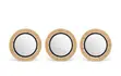 Set of 3 Boho Rattan Wall Mirrors - 2